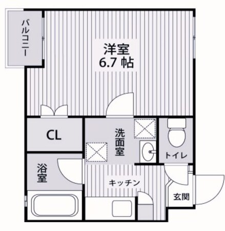 クレストの物件間取画像